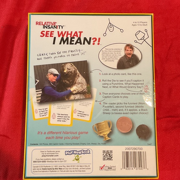 Relative Insanity Game - Yellow - Picture 2 of 2